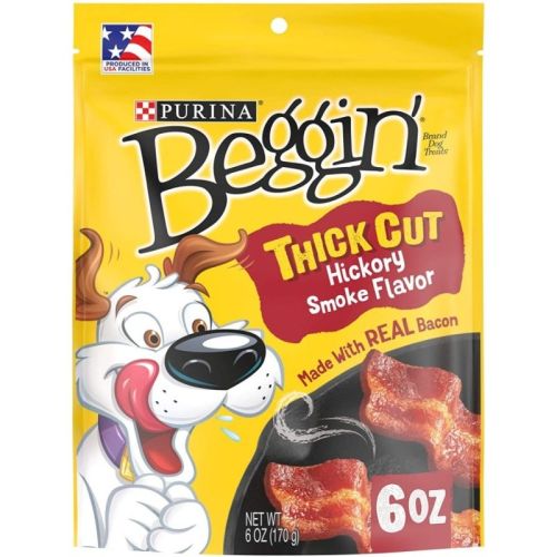 Purina Beggin' Strips Thick Cut Hickory Smoke Flavor - 6 oz Purina Beggin' Strips Thick Cut Hickory Smoke Flavor - 6 oz