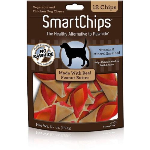 SmartBones SmartChips Peanut Flavored Dog Chews - 12 count SmartBones SmartChips Peanut Flavored Dog Chews - 12 count