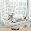 Cat House Hammock Window Bed For Cats Cushion Hanging Window Bed With Blanket Home Pet Nesk Supplies Dog Mat Sleep Accessories - Khaki - Only Cat Bed