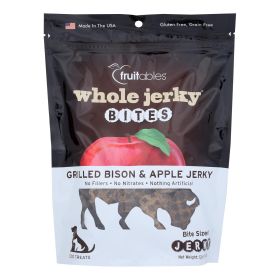 Fruitables - Dog Treats Jerky Bite Bison - Case Of 6-12 Oz - Default