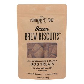 Portland Pet Food Company - Dog Treats Bacon Brw Bsct - Case Of 6-5 Oz - Default