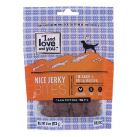 I And Love And You - Dog Treats Jrky Chkn&duck - Case Of 6 - 4 Oz - Default