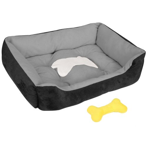 Pet Dog Bed Soft Warm Fleece Puppy Cat Bed Dog Cozy Nest Sofa Bed Cushion Mat S Size - S - Black Pet Dog Bed Soft Warm Fleece Puppy Cat Bed Dog Cozy Nest Sofa Bed Cushion Mat S Size - S - Black