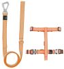 Pet Life 'Escapade' Outdoor Series 2-in-1 Convertible Dog Leash and Harness - Orange - Small