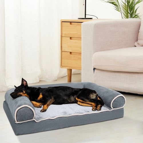Dog Bed Pet Bed Sofa Dog Couch Pet Cushion Carpet Mattress with Washable and Removable Cover for Medium Large Dogs - L Dog Bed Pet Bed Sofa Dog Couch Pet Cushion Carpet Mattress with Washable and Removable Cover for Medium Large Dogs - L