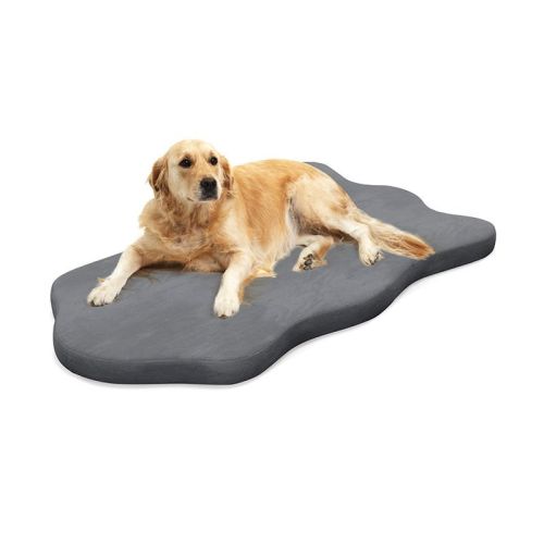 Pet Supplies Dog Bed with Memory Foam Support - Gray - O/S Pet Supplies Dog Bed with Memory Foam Support - Gray - O/S