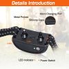 Wireless Electric Dog Fence Waterproof Pet Shock Boundary Containment System Electric Training Collar for Small Medium Large Dogs - ReceiverOnly - Bla