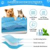 Cool Pad Cushion Dog Cat Puppy Blanket For Summer Sleeping Bed  Pet Cooling Mat - Blue - M