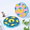 1pc Dog Puzzle Toys For Large Medium Small Dogs Pet Food Toy; Interactive Treat Dispenser - Blue - One Size-24*24*3cm