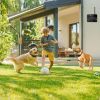 Wireless Electric Dog Fence Waterproof Pet Shock Boundary Containment System Electric Training Collar for Small Medium Large Dogs - Fence with 2 Colla
