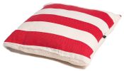 Touchdog Polo-Striped Convertible and Reversible Squared 2-in-1 Collapsible Dog House Bed - PB36RDLG