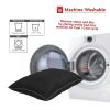 Super Value Machine Washable Pet Dog Bed, Large, Black - Black